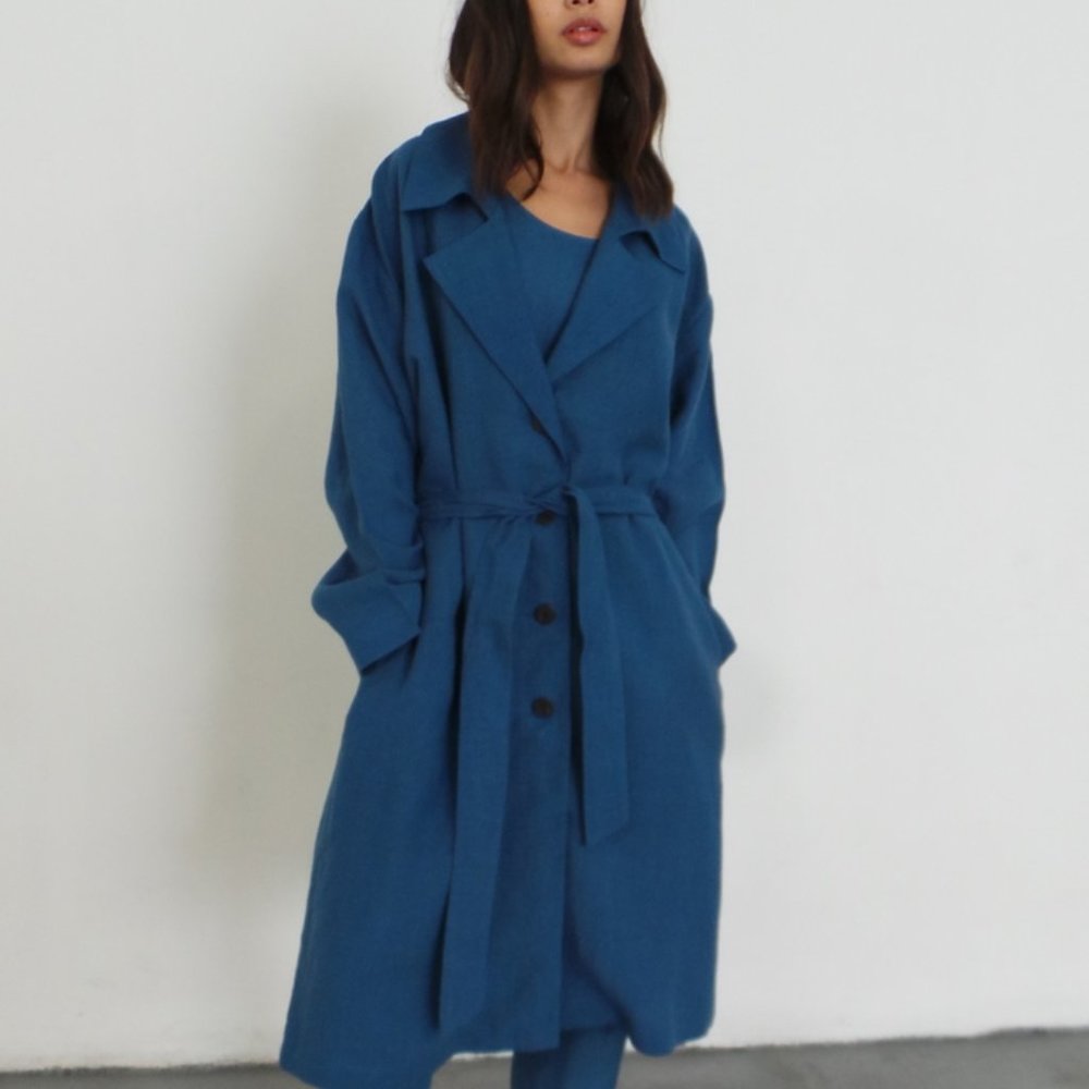 Ilana Kohn Lisa Trench in Indigo